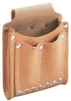 2DGH6 Tool Pch, Leather, 3 Pkts, Tunnel Loop