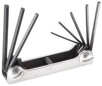 2DGN8 Hex Key Set, 0.050 - 5/32 In., Fold-Up