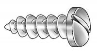 2DV88 Metal Screw, Pan, #8, 2 In L, PK 100