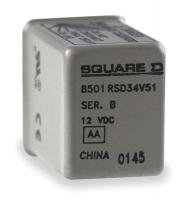 2DW71 Relay, 14 Pin, 4PDT, 1A