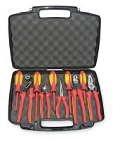 2DZE1 Insulated Tool Set, 10 Pc, Industrial