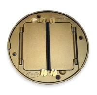 2DZP4 Tile Flange &amp; Cover, SystemOne, Brass