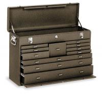 2E103 Tool Chest, 11 Drawer, Brown, Friction