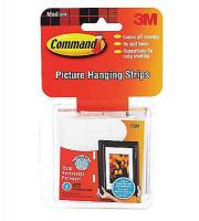 2EAY1 Picture Hanging Strips, Med, Pk288