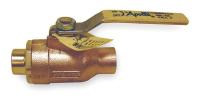 2EEK9 Bronze Ball Valve, Inline, Solder, 1 In