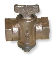 2EEX3 Gas Cock, FNPT, Size 1/2 In., 2-1/16 In. L