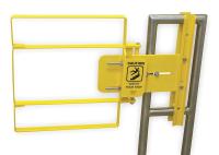 2EHG6 Adj Safety Gate, XL, 19-21 1/2 In, Yellow