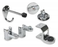 2EHL5 Concealed Latch Door Set, Zamac, 3.5 In H