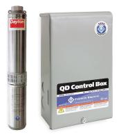 2EHR2 Pump/Panel, Deep Well, 10GPM, 1HP, 230V