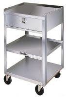 2EJH5 Equipment Stand, 300 Lb, Stainless Steel