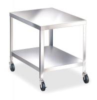 2EJH9 Utility Cart, Cap 500 Lb, Stainless Steel