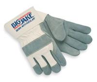 2ELF7 Leather Palm Gloves, S, White, PR