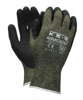 2ELK4 Cut Resistant Gloves, Gray/Black, L, PR