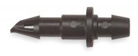 2EMC2 Coupling, 1/4 In. Tubing, Blk, Plstc, PK10