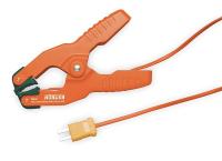 2ENF4 Pipe Clamp Temp Probe, -4 to 200 Deg F