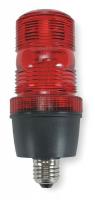2ERN7 Warning Light, Strobe Tube, Red, 120VAC