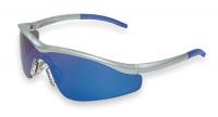 2ETF9 Safety Glasses, Blue Mirror, Scrtch-Rsstnt