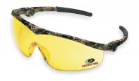 2ETG4 Safety Glasses, Amber, Scratch-Resistant