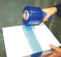 15A881 Hand Stretch Wrap, Blue, 1000 ft, 3In W, PK4