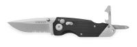 2EVF4 Lock-back Knife, Clip Point, Serrated