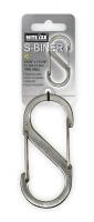 2EVL7 Double Gated Carabiner, 4-3/8 In., Silver