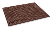 2EWF3 Kitchen Mat, Size 39 x 29 In, Red
