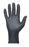 2EWW8 Disposable Gloves, Nitrile, L, Black, PK50