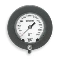 2F024 Pressure Gauge, Test, 4 1/2 In, 2000 Psi