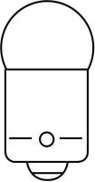 2F360 Miniature Incandescent Bulb, 301, G5, 28V