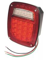 2FED5 LED, Box Lamp, RH, Red