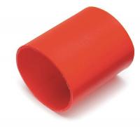 2FFY8 Heat Shrink Tubing, 1/2 In, Red, Pk10