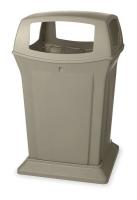 2FTE9 Waste Receptacle, 4 Opening, Beige, 45G