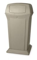 2FTF2 Waste Receptacle, Hinged Door, Beige, 65G