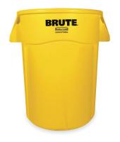 2FTH6 Round Container, Utility, 44 G, Yellow