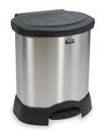 2FTJ2 Container, Step On, Black, 23 G