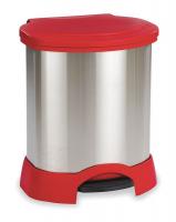 2FTJ7 Container, Step On, Red, 30 G