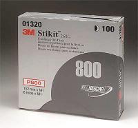 2FXH1 PSA Sanding Disc, Film, 5in, P1000G, PK400