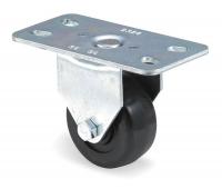 3A004 Rigid Plate Caster, 125 lb, 3 In Dia