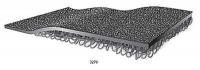 2GKH4 Cushion Matting 3270E, Black