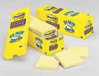 2GKR5 Super Sticky Notes, 3x3 In., Yellow, PK192