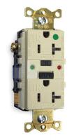 2GLZ6 GFCI Receptacle, 20A, Hospital, AutoGrd, Iv