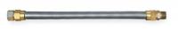 2GMF2 Gas Connector, SS, 3/4 x 24 In, 290, 900 Btu