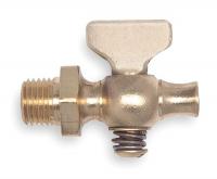 2GMU7 Air Cock, Size 1/4 In., Tee Handle