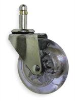 2GTE7 Swivel Stem Caster, 3 In, 135 lb, Polyurthn