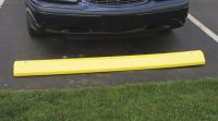 2GTG3 Polyethylene Parking Stop, Yellow, L 6 Ft