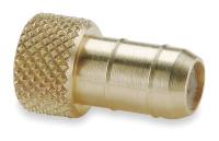 2GUE7 Plug, 3/8 In, Tube, Brass