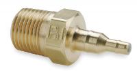 2GUP8 Barb to Pipe Adapter, 1/4 x 5/32 In, Brass