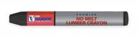 2GYC3 No Melt Lumber Crayon, Black, Pk 12