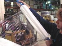 15A886 Hand Stretch Wrap, Clear, 1000 ft.L, 20In W