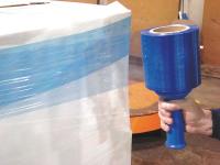15A925 Hand Stretch Wrap, Blue, 1000 ft, 5In W, PK4